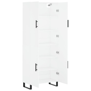 vidaXL Ντουλάπι Λευκό 69,5x34x180cm από Επεξεργασμένο Ξύλο 1 τεμ.