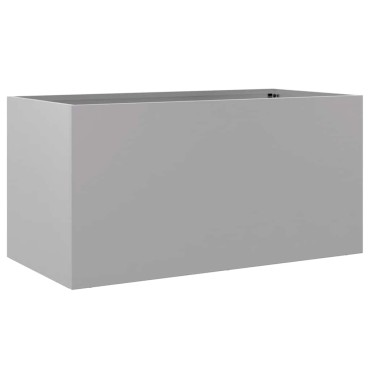 vidaXL Ζαρντινιέρα Ασημί 62x30x29 εκ. από Γαλβανισμένο Χάλυβα