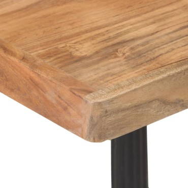 vidaXL Τραπέζι Bistro 60x60x76cm από Μασίφ Ξύλο Ακακίας 1 τεμ.