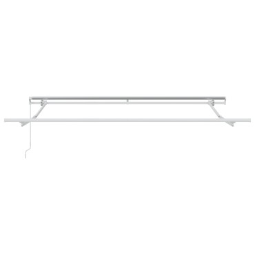 vidaXL Μηχανική Ανασυρόμενη Τέντα Κόκκινη 300x250 cm