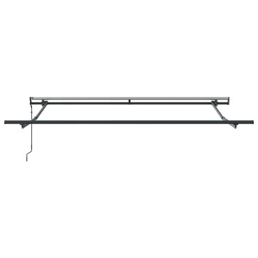 vidaXL Ανασυρόμενη τέντα Automatic Κόκκινη 300x250 cm