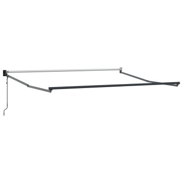 vidaXL Αυτόματη Ανασυρόμενη Τέντα Κόκκινη 300x250 cm