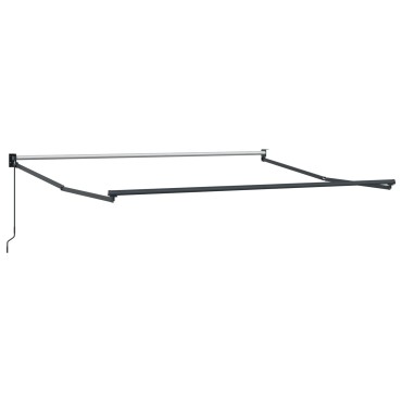 vidaXL Χειροκίνητη Ανασυρόμενη Τέντα Μπεζ 350x250 cm