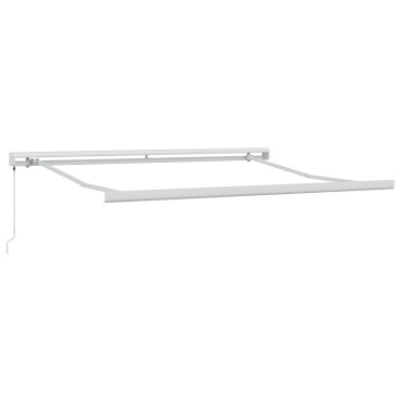 vidaXL Χειροκίνητη Ανασυρόμενη Τέντα Μπεζ 350x250 εκ.