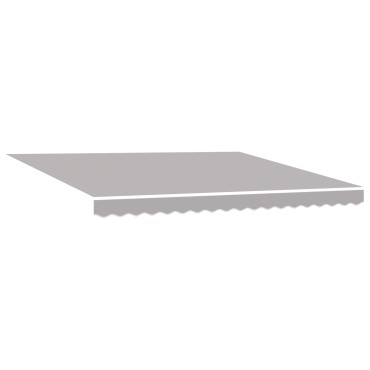 vidaXL Ανασυρόμενη Τέντα Ανοιχτό Γκρι 400x300 cm
