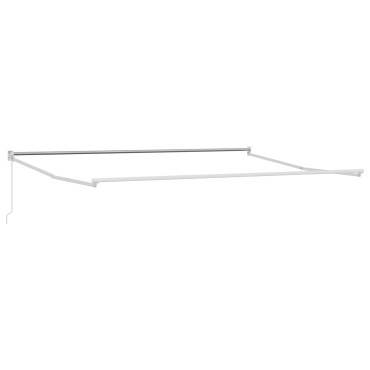vidaXL Ανασυρόμενη Τέντα Ανοιχτό Γκρι 400x300 cm