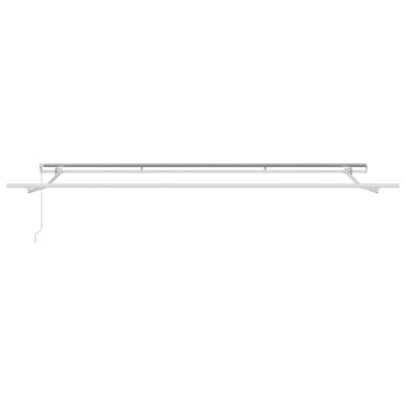 vidaXL Manual Retractable Awning Θαλάσσια Μπλε 400x300 εκ.
