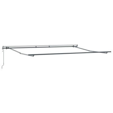 vidaXL Αυτόματη Ανασυρόμενη Τέντα Κόκκινη 400x300 cm