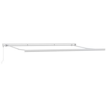 vidaXL Χειροκίνητη Ανασυρόμενη Τέντα Μπεζ 500x300 cm