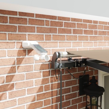 vidaXL Αυτόματη Ανασυρόμενη Τέντα με LED Μπεζ 500x350 cm