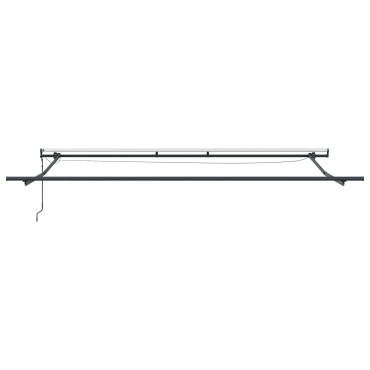 vidaXL Αυτόματη Ανασυρόμενη Τέντα με LED Μπεζ 500x350 cm