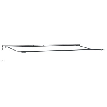 vidaXL Αυτόματη Ανασυρόμενη Τέντα Κόκκινη 600x300 cm