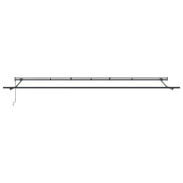 vidaXL Αυτόματη Ανασυρόμενη Τέντα Κόκκινη 600x300 cm