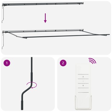 vidaXL Αυτόματη Ανασυρόμενη Τέντα Κόκκινη 600x300 cm