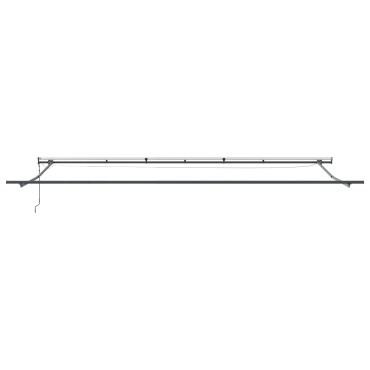 vidaXL Ανασυρόμενη Τέντα με LED Πολύχρωμο Σχοινί 600x350 εκ.
