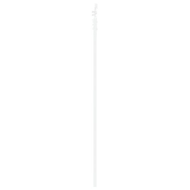 vidaXL Συρόμενη Πόρτα με Σετ Υλικών Λευκή 61x198.5 εκ. Συμπαγές Ξύλο Πεύκου