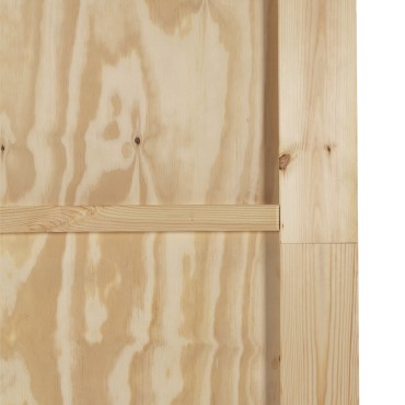 Συρόμενη Πόρτα vidaXL με Σετ Εξαρτημάτων 78x211 cm Μασίφ Ξύλο Πεύκου, Εσωτερική Πόρτα vidaXL 'ORKDAL'78x211x4 cm Μασίφ Ξύλο Πεύκου