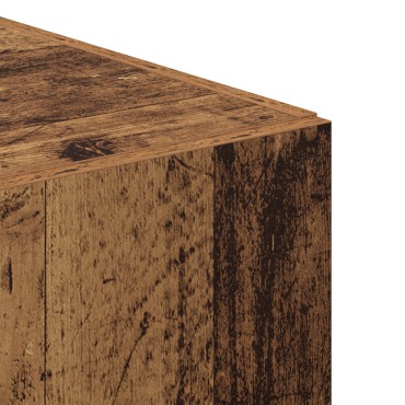 vidaXL Υψηλόμπαρο Φθαρμένο Ξύλο 45x42.5x185cm MDF 1 τεμ.