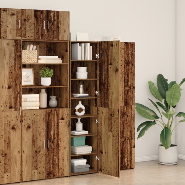 vidaXL Υψηλόμπαρο Φθαρμένο Ξύλο 45x42.5x185cm MDF 1 τεμ.
