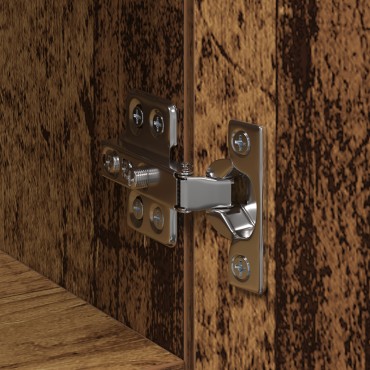 vidaXL Υψηλόμπαρο Φθαρμένο Ξύλο 45x42.5x185cm MDF 1 τεμ.