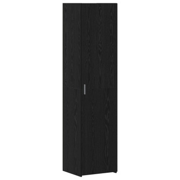 vidaXL Υψηλό Ντουλάπι Μαύρης Βελανιδιάς 45x42.5x185cm Επεξεργασμένο Ξύλο 1 τεμ.