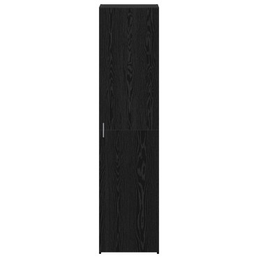 vidaXL Υψηλό Ντουλάπι Μαύρης Βελανιδιάς 45x42.5x185cm Επεξεργασμένο Ξύλο 1 τεμ.