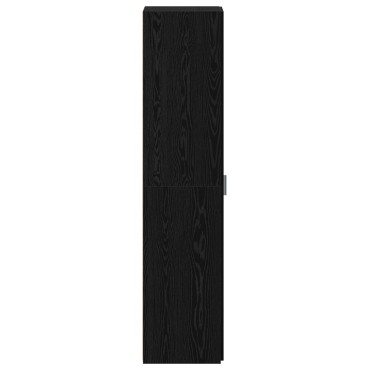 vidaXL Υψηλό Ντουλάπι Μαύρης Βελανιδιάς 45x42.5x185cm Επεξεργασμένο Ξύλο 1 τεμ.