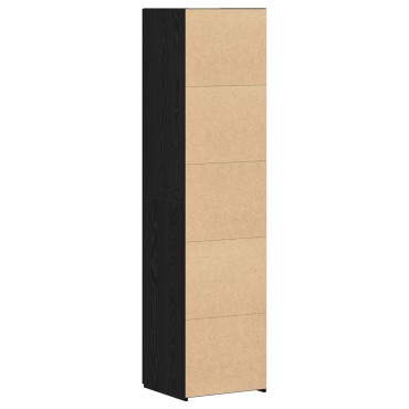 vidaXL Υψηλό Ντουλάπι Μαύρης Βελανιδιάς 45x42.5x185cm Επεξεργασμένο Ξύλο 1 τεμ.