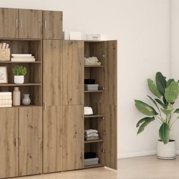 vidaXL Ψηλό Γραφείο από Δρυ 70x42.5x185cm Επεξεργασμένο ξύλο 1 τεμ.