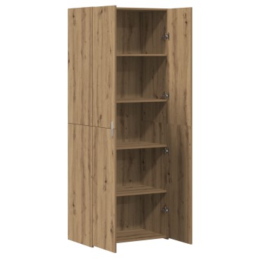 vidaXL Ψηλό Γραφείο από Δρυ 70x42.5x185cm Επεξεργασμένο ξύλο 1 τεμ.