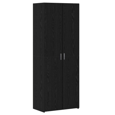 vidaXL Υψηλό Γραφείο Μαύρης Δρυός 70x42.5x185cm Επεξεργασμένο Ξύλο 1 τεμ.