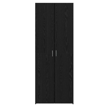 vidaXL Υψηλό Γραφείο Μαύρης Δρυός 70x42.5x185cm Επεξεργασμένο Ξύλο 1 τεμ.