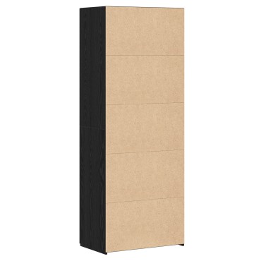 vidaXL Υψηλό Γραφείο Μαύρης Δρυός 70x42.5x185cm Επεξεργασμένο Ξύλο 1 τεμ.