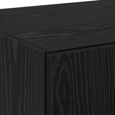 vidaXL Υψηλό Γραφείο Μαύρης Δρυός 70x42.5x185cm Επεξεργασμένο Ξύλο 1 τεμ.