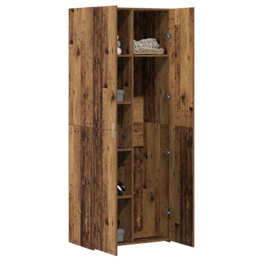 vidaXL Μπουφές Παλιό Ξύλο 70x42.5x185cm Μηχανικό Ξύλο 1 τεμ.