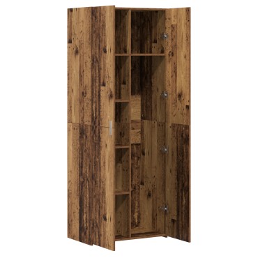 vidaXL Μπουφές Παλιό Ξύλο 70x42.5x185cm Μηχανικό Ξύλο 1 τεμ.