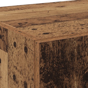 vidaXL Μπουφές Παλιό Ξύλο 70x42.5x185cm Μηχανικό Ξύλο 1 τεμ.
