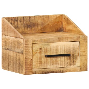 vidaXL Κομοδίνο 40x30x30cm Μασίφ Ξύλο Ρουστίκ Μάνγκο