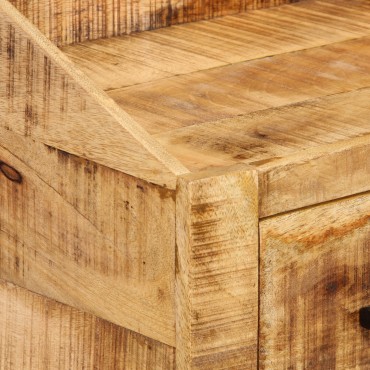 vidaXL Κομοδίνο 40x30x30cm Μασίφ Ξύλο Ρουστίκ Μάνγκο