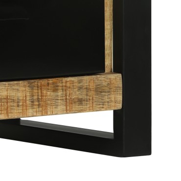 vidaXL Ντουλάπι τοίχου μπάνιου 40x30x90cm Μασίφ άγριο ξύλο μάνγκο