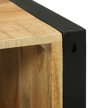 vidaXL Ντουλάπι τοίχου μπάνιου 40x30x90cm Μασίφ άγριο ξύλο μάνγκο