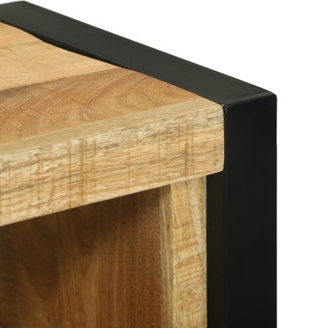 vidaXL Ντουλάπι τοίχου μπάνιου 40x30x90cm Μασίφ άγριο ξύλο μάνγκο