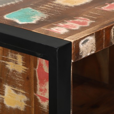 vidaXL Ντουλάπι Τοίχου Μπάνιου 40x30x90cm Μασίφ Ξύλο Ανακυκλωμένο