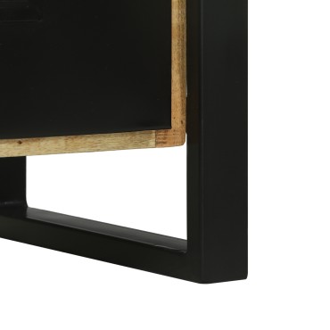 vidaXL Ντουλάπι Τοίχου 40x35x90cm Μασίφ Άγριο Ξύλο Μάνγκο