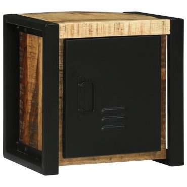 vidaXL Ντουλάπα Μπάνιου 40x30x40cm Στερεό Ξύλο Τραχύ Μάνγκο