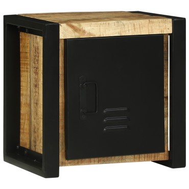vidaXL Ντουλάπα Μπάνιου 40x30x40cm Στερεό Ξύλο Τραχύ Μάνγκο