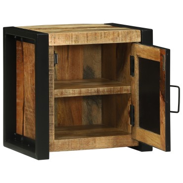 vidaXL Ντουλάπα Μπάνιου 40x30x40cm Στερεό Ξύλο Τραχύ Μάνγκο