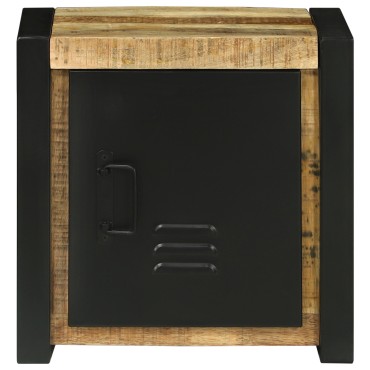 vidaXL Ντουλάπα Μπάνιου 40x30x40cm Στερεό Ξύλο Τραχύ Μάνγκο
