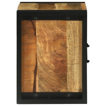 vidaXL Ντουλάπα Μπάνιου 40x30x40cm Στερεό Ξύλο Τραχύ Μάνγκο