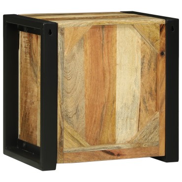 vidaXL Ντουλάπα Μπάνιου 40x30x40cm Στερεό Ξύλο Τραχύ Μάνγκο
